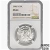 Image 1 : 1946-D Walking Liberty Half Dollar NGC MS64