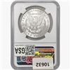 Image 2 : 1882-CC Morgan Silver Dollar NGC MS62