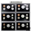 Image 1 : 1992-1998 US Silver Proof Mint Sets [30 Coins]