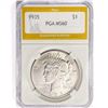 Image 1 : 1935 Silver Peace Dollar PGA MS60