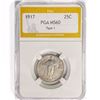 Image 1 : 1917 Standing Liberty Quarter PGA MS60 Type 1