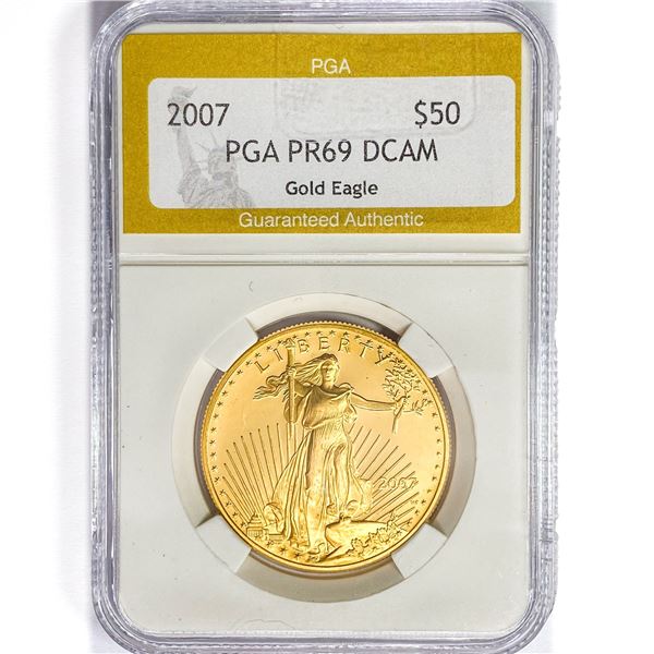 2007 $50 American Gold Eagle PGA PR69 DCAM