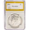 Image 1 : 1902 Morgan Silver Dollar PGA MS64