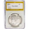 Image 1 : 1899 Morgan Silver Dollar PGA MS68