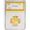 Image 1 : 1899 $5 Gold Half Eagle PGA MS62