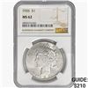 Image 1 : 1926 Silver Peace Dollar NGC MS62