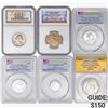 Image 1 : [6] 1892-2016 US Varied Coinage PR/MS/BU