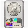 Image 2 : 1927 Silver Peace Dollar NGC MS61
