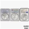 Image 1 : [3] 2011-2021 Silver Eagle NGC,PCGS MS69/70 Type 1