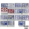 Image 1 : 1999-2009 US Proof Mint Sets [75 Coins]