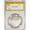 Image 1 : 1896 Morgan Silver Dollar PGA MS65
