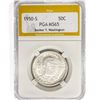 Image 1 : 1950-S Booker T Half Dollar PGA MS65
