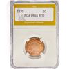 Image 1 : 1870 Two Cent Piece PGA PR65 RED