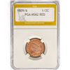 Image 1 : 1809/6 Classic Head Half Cent PGA MS62 RED