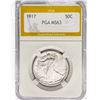 Image 1 : 1917 Walking Liberty Half Dollar PGA MS63