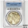 Image 1 : 1926 Silver Peace Dollar PCGS MS61