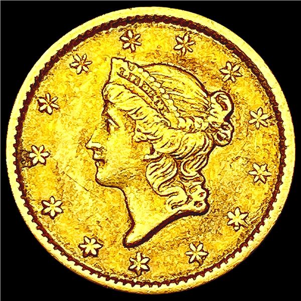 1851 Rare Gold Dollar CLOSELY UNCIRCULATED