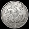 Image 2 : 1872 Seated Liberty Half Dollar CLOSELY UNCIRCULAT