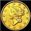 Image 1 : 1851 Rare Gold Dollar LIGHTLY CIRCULATED