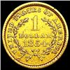 Image 2 : 1854 Rare Gold Dollar CLOSELY UNCIRCULATED