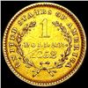 Image 2 : 1852 Rare Gold Dollar CLOSELY UNCIRCULATED