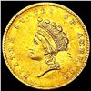 Image 1 : 1854 Rare Gold Dollar HIGH GRADE