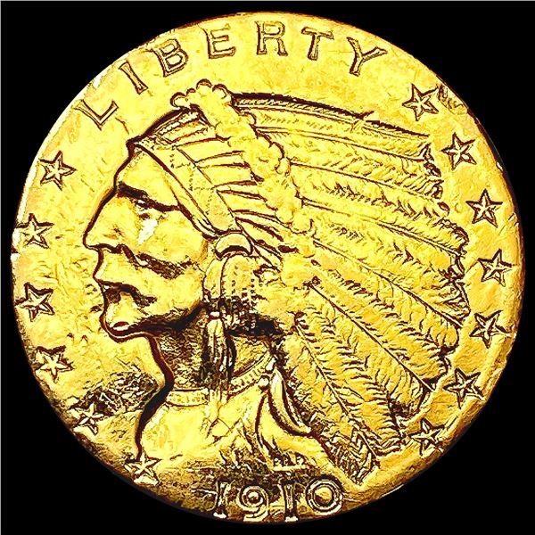 1910 $2.50 Gold Quarter Eagle HIGH GRADE