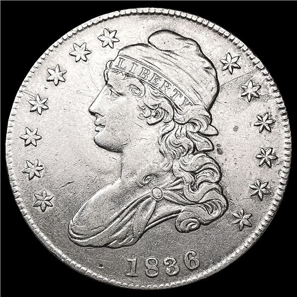 1836 Capped Bust Half Dollar CLOSELY UNCIRCULATED