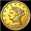Image 1 : 1853 $5 Gold Half Eagle CLOSELY UNCIRCULATED