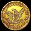 Image 2 : 1861 $2.50 Gold Quarter Eagle CLOSELY UNCIRCULATED