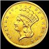Image 1 : 1856 Rare Gold Dollar CLOSELY UNCIRCULATED