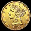 Image 1 : 1905-S $5 Gold Half Eagle UNCIRCULATED