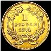 Image 2 : 1874 Rare Gold Dollar CLOSELY UNCIRCULATED