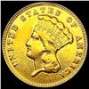 Image 1 : 1878 $3 Gold Piece CLOSELY UNCIRCULATED
