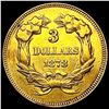 Image 2 : 1878 $3 Gold Piece CLOSELY UNCIRCULATED