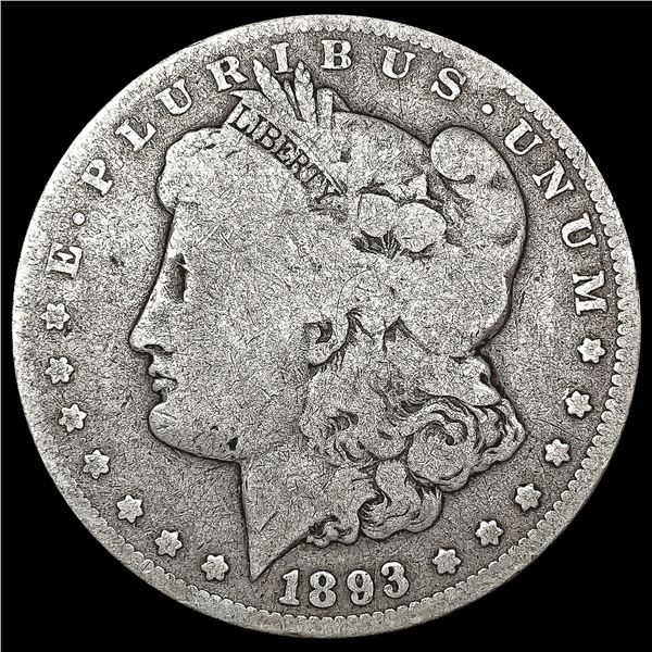 1893-CC Morgan Silver Dollar NICELY CIRCULATED