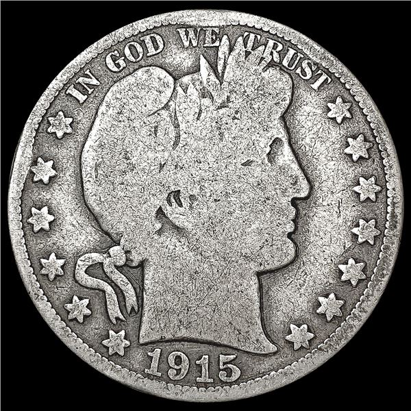 1915 Barber Half Dollar NICELY CIRCULATED