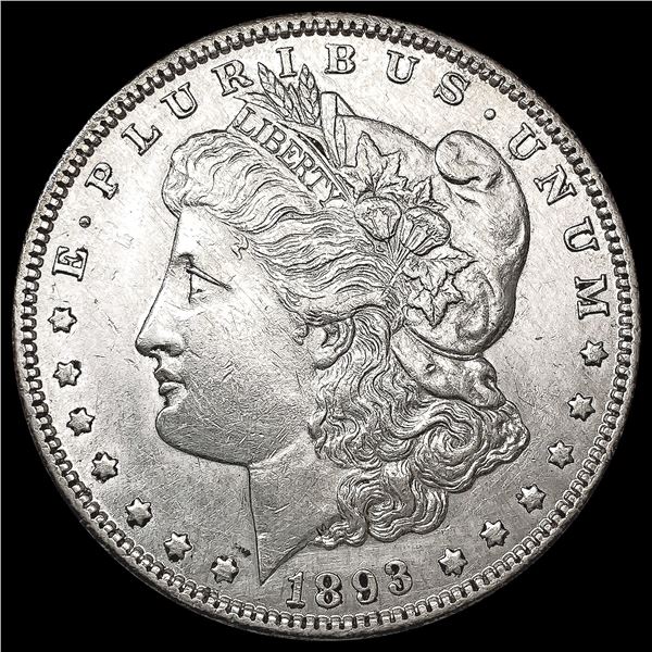 1893 Morgan Silver Dollar CLOSELY UNCIRCULATED