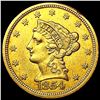 Image 1 : 1854 $2.50 Gold Quarter Eagle CLOSELY UNCIRCULATED