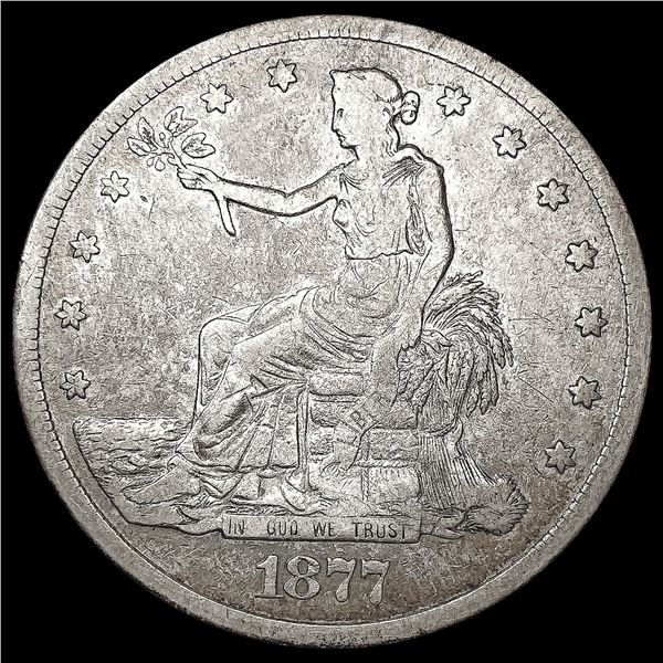 1877-S Silver Trade Dollar LIGHTLY CIRCULATED