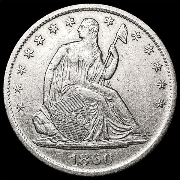 1860-S Seated Liberty Half Dollar UNCIRCULATED
