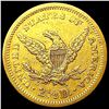 Image 2 : 1861 $2.50 Gold Quarter Eagle CHOICE AU