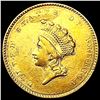 Image 1 : 1854 Rare Gold Dollar LIGHTLY CIRCULATED
