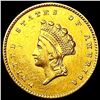 Image 1 : 1855 Rare Gold Dollar CLOSELY UNCIRCULATED