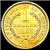 Image 2 : 1853 Rare Gold Dollar CLOSELY UNCIRCULATED