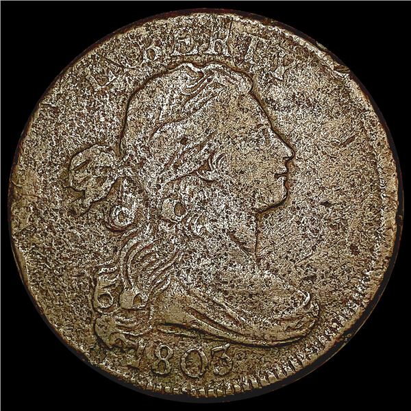 1803 Sm Date & Frac Draped Bust Large Cent NICELY