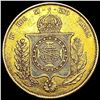 Image 2 : 1867 Brazil .5286oz Gold 20000 Reis CLOSELY UNCIRC