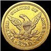 Image 2 : 1852 $2.50 Gold Quarter Eagle CLOSELY UNCIRCULATED