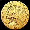 Image 1 : 1911 $2.50 Gold Quarter Eagle LIGHTLY CIRCULATED