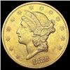 1880-S $20 Gold Double Eagle CLOSELY UNCIRCULATED